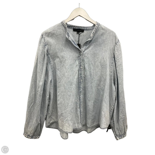 Top Long Sleeve By Jane And Delancey In Blue, Size: L