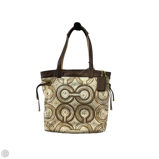 Tote Designer By Coach, Size: Large