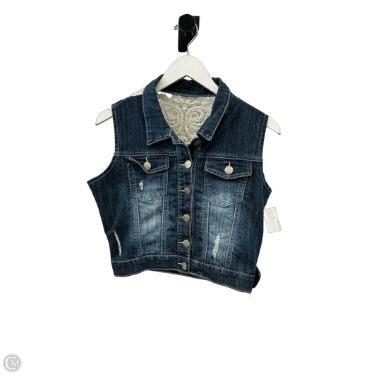 Vest Other By Reign In Blue Denim, Size: M