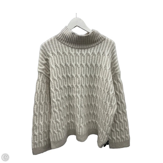 Sweater By Haven In Grey & White, Size: L