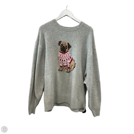 Sweater By Hollister In Grey, Size: Large