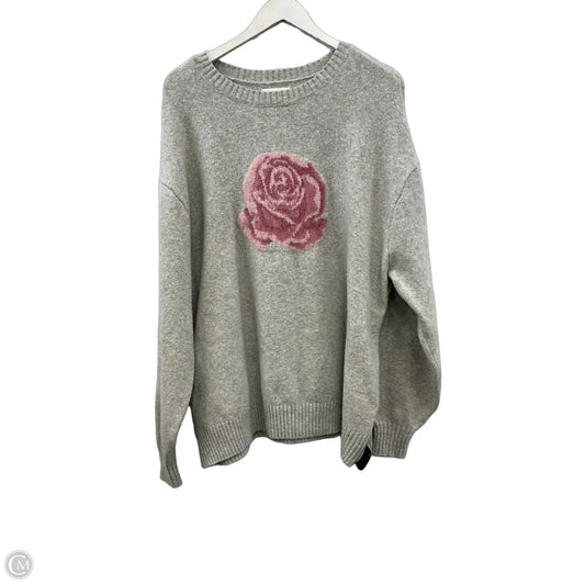 Sweater By Hollister In Grey, Size: L