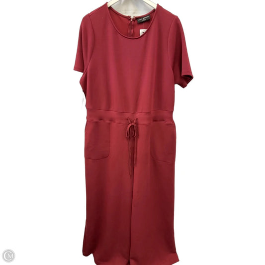 Jumpsuit By Lane Bryant In Red, Size: 1x
