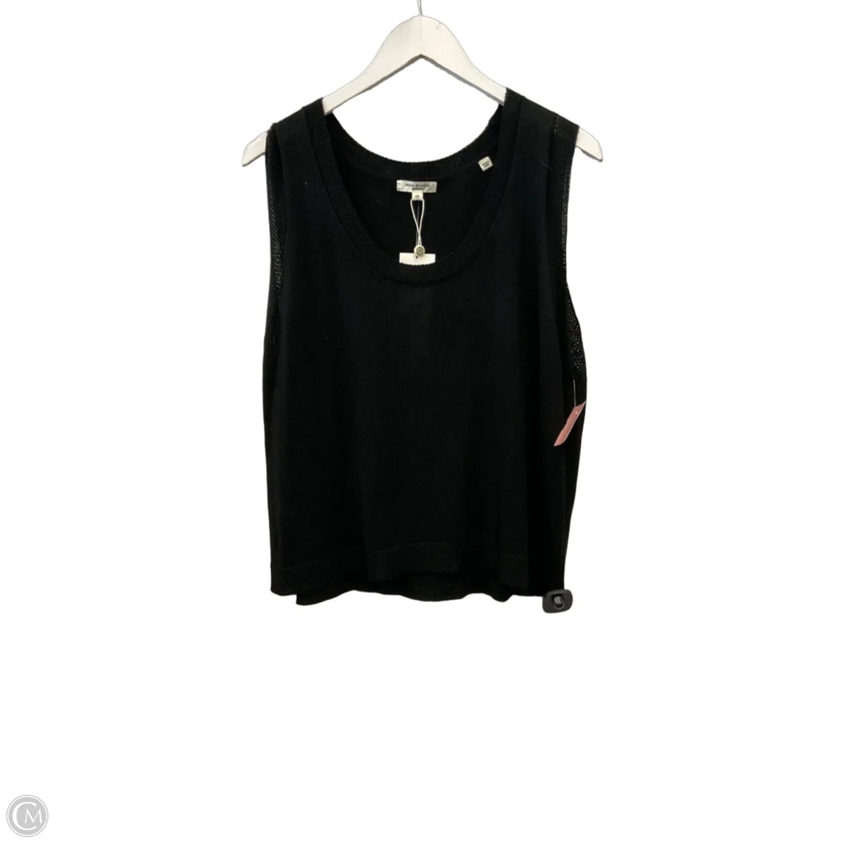 Top Sleeveless By Max Studio In Black, Size: 2x
