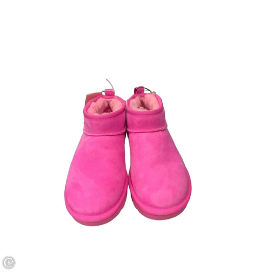 Boots Designer By Ugg In Pink, Size: 6
