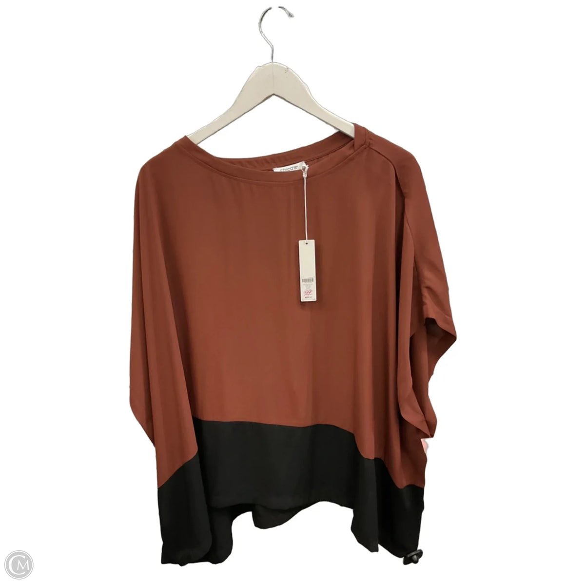 Poncho By Chicos In Brown, Size: M