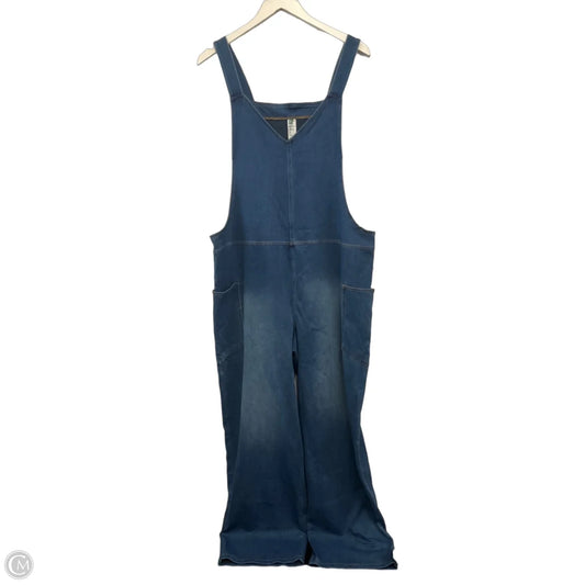 Jumpsuit By Halara In Blue Denim, Size: Xl