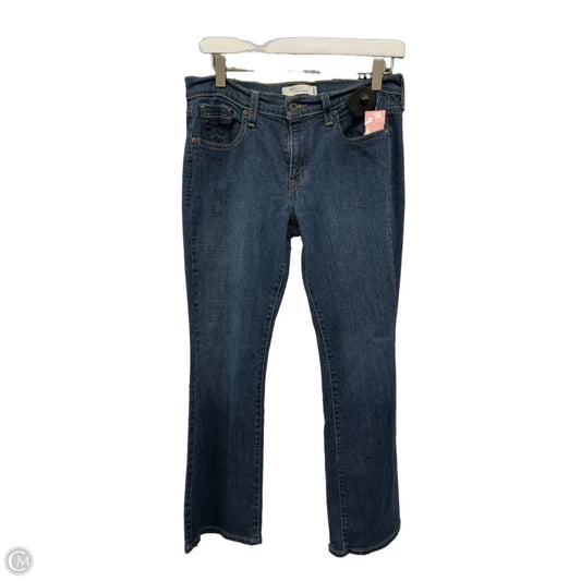 Jeans Boot Cut By Levis In Blue Denim, Size: 6