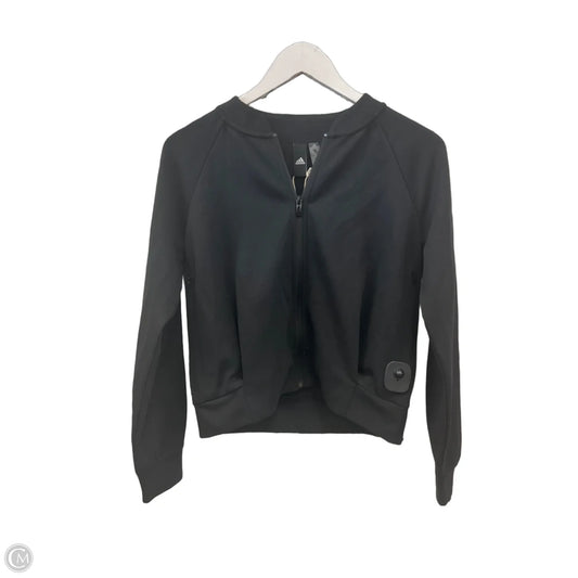Athletic Jacket By Adidas In Black, Size: Xs