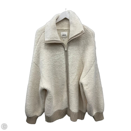 Jacket Fleece By Aerie In Cream, Size: Xl