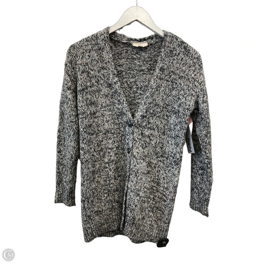 Sweater Cardigan By Loft In Grey, Size: Xs