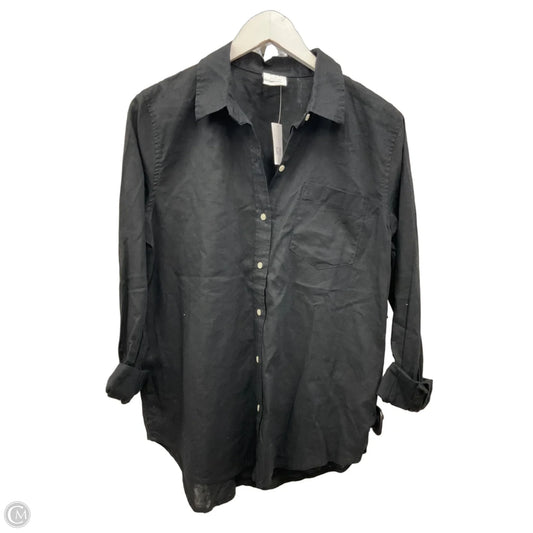 Top Long Sleeve By Gap In Black, Size: S