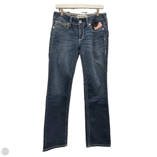 Jeans Straight By Ariat In Blue Denim, Size: 8