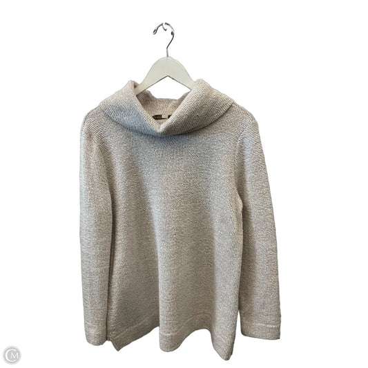 Top Long Sleeve By Loft In Tan, Size: L