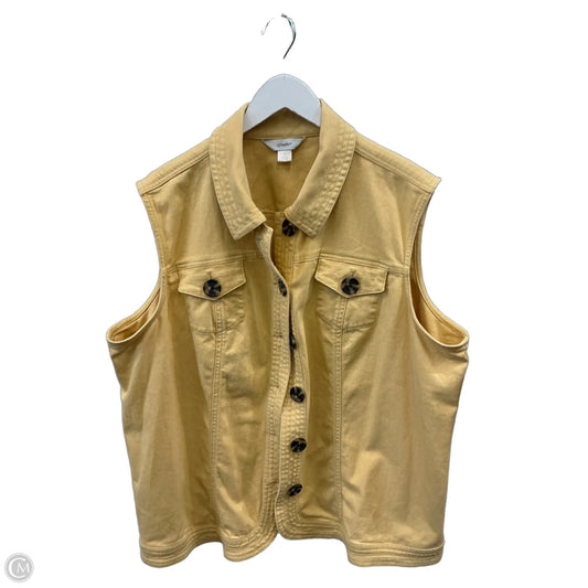 Vest Other By Cj Banks In Yellow, Size: 2x