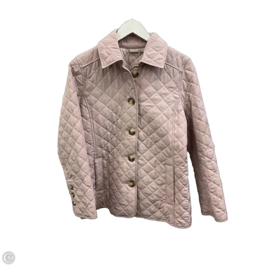Jacket Puffer & Quilted By Chicos In Pink, Size: S