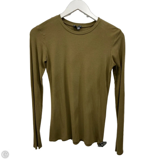Top Long Sleeve Basic By Theory In Green, Size: S