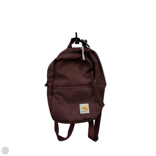 Backpack By Carhartt, Size: Small