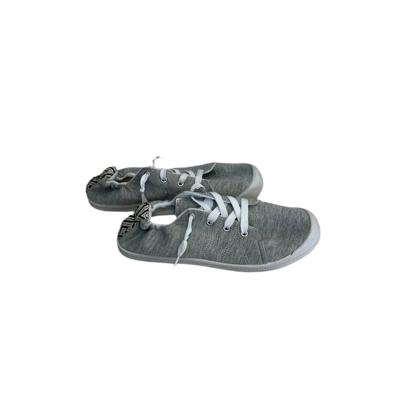 Shoes Flats By C And C In Grey, Size: 8