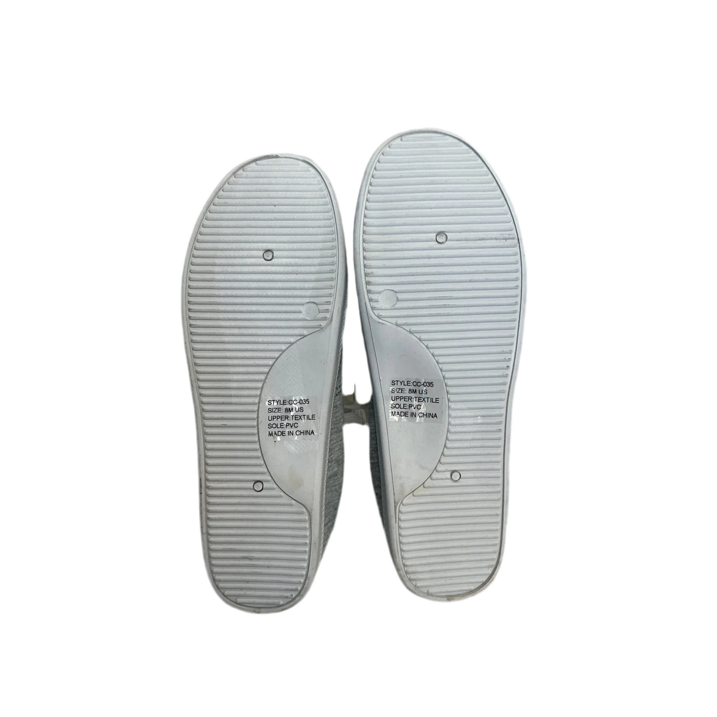 Shoes Flats By C And C In Grey, Size: 8