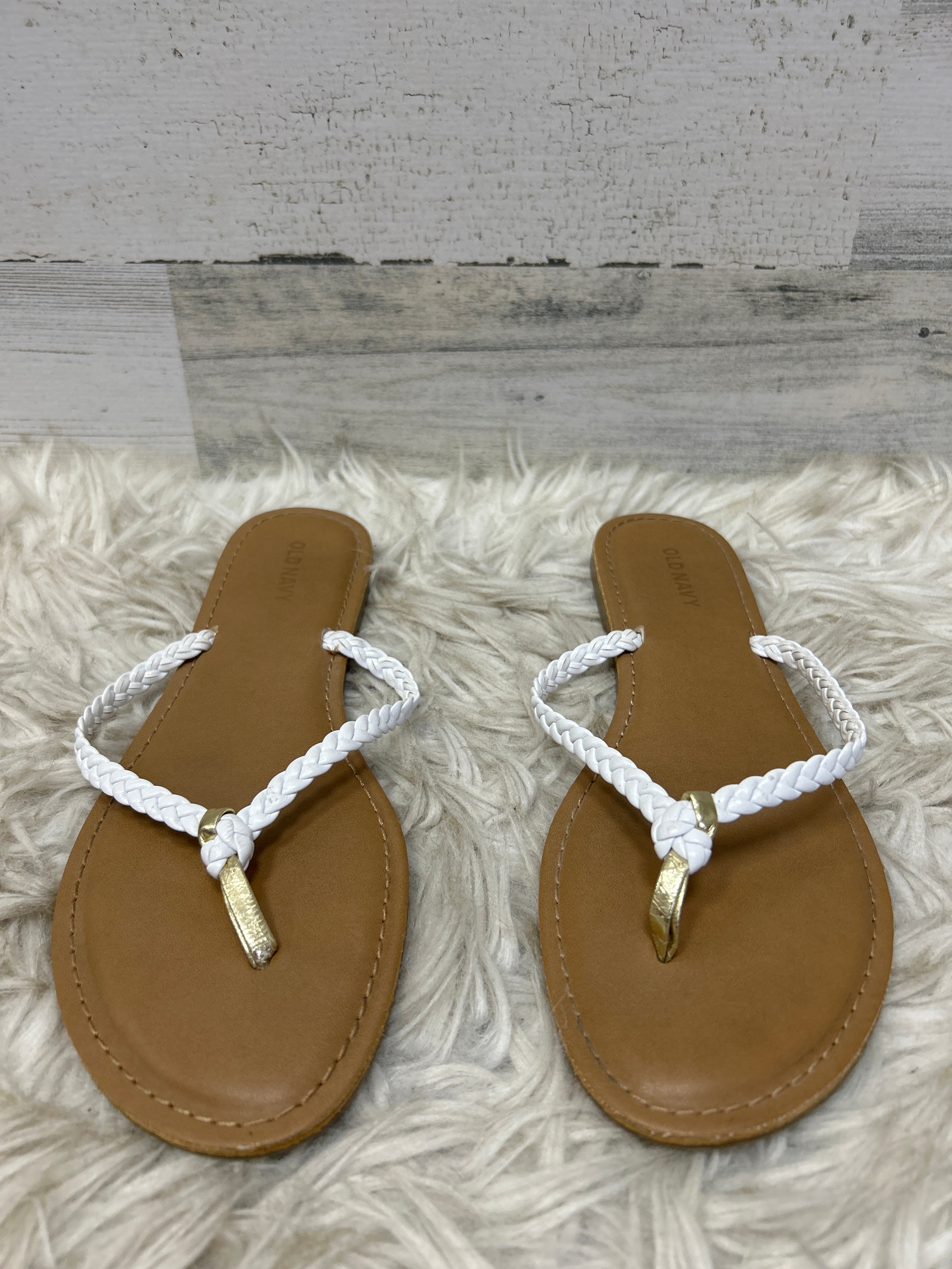 Old navy brown flip clearance flops