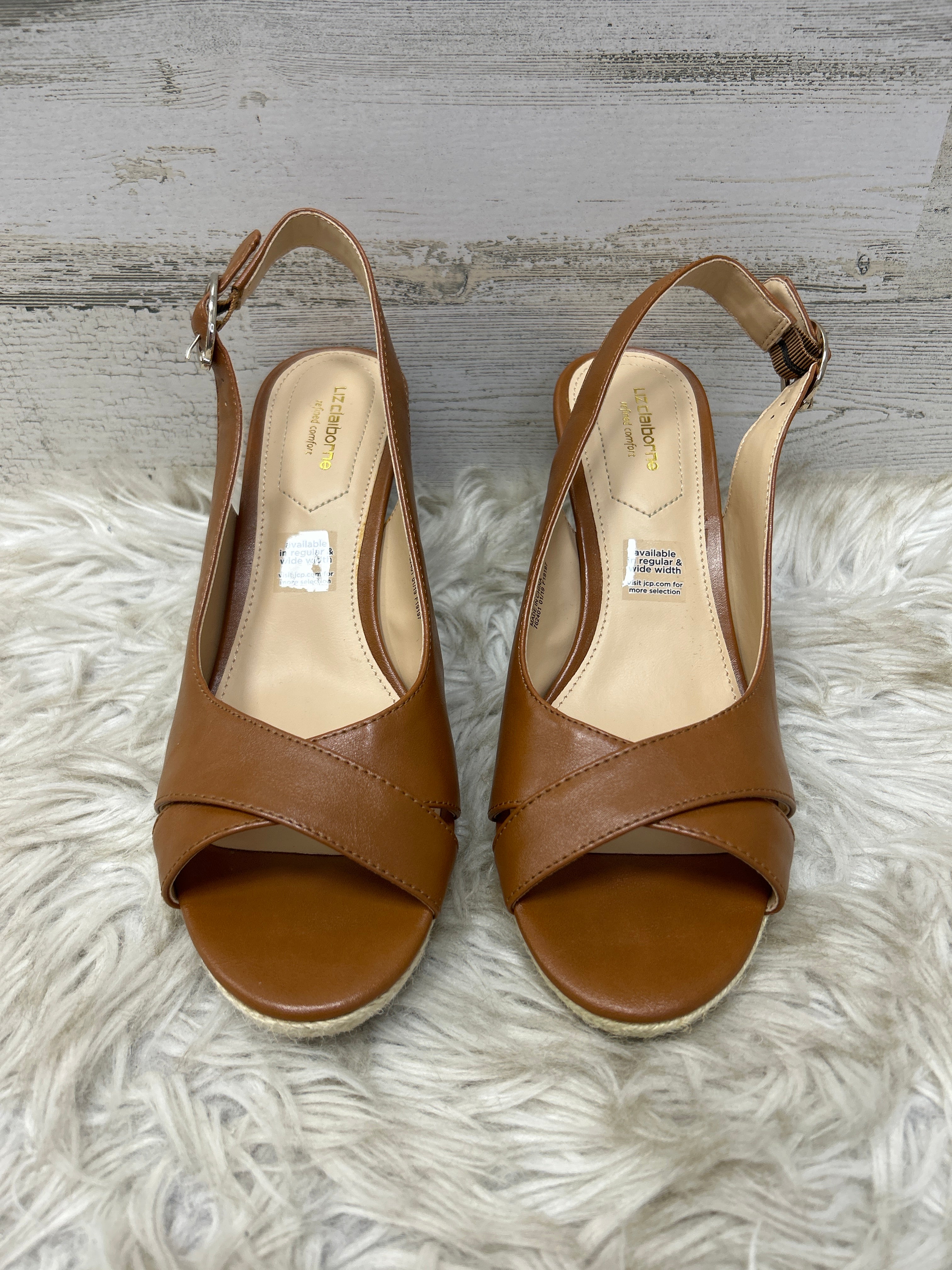 Liz claiborne wedge online sandals