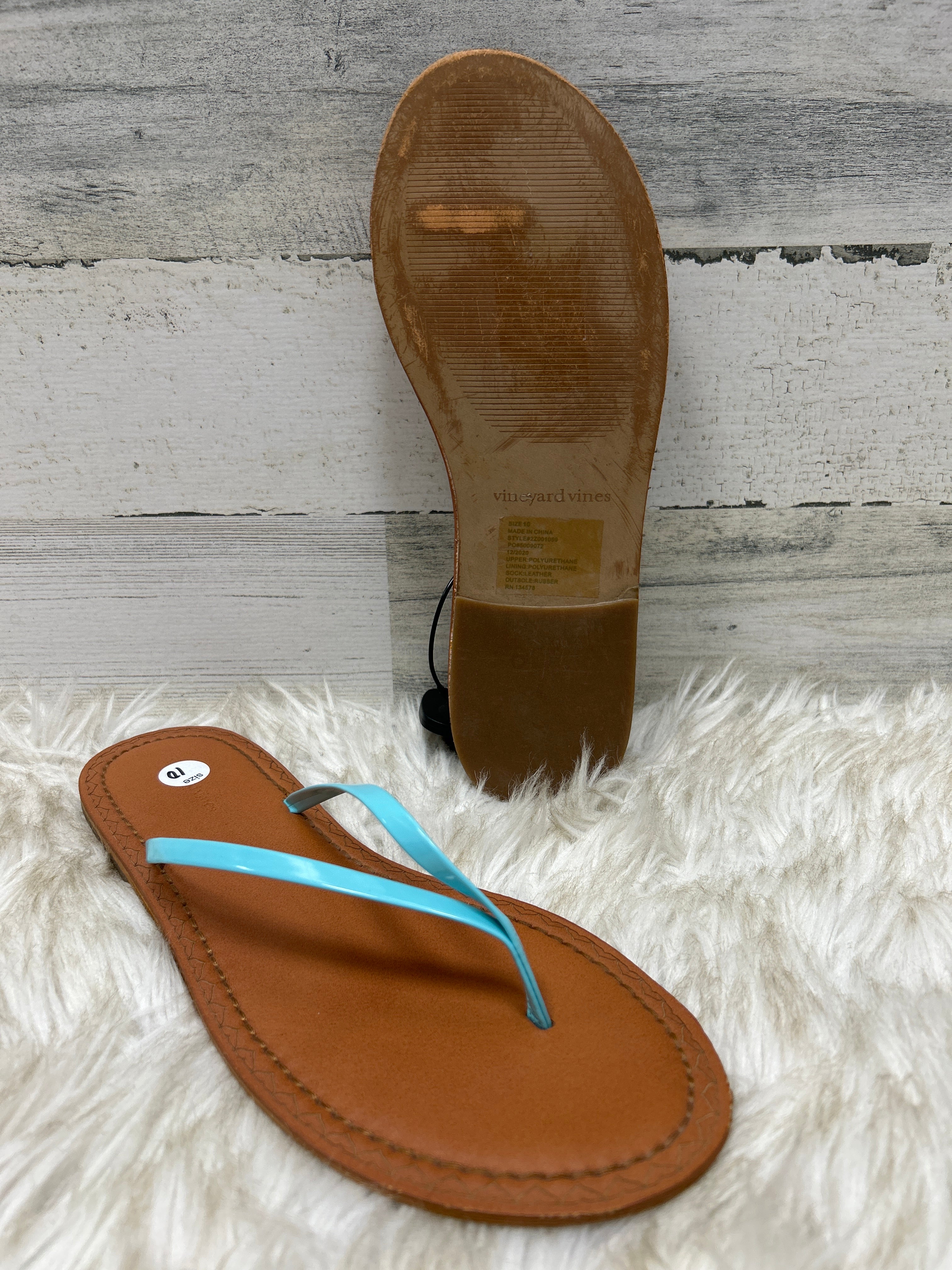 Sandals Flip Flops By Vineyard Vines Size 10 Clothes Mentor