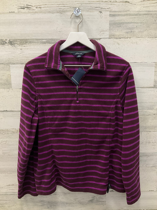 Top Long Sleeve Fleece Pullover By Lands End  Size: M