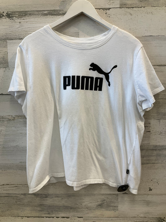 Athletic Top Short Sleeve By Puma  Size: 2x