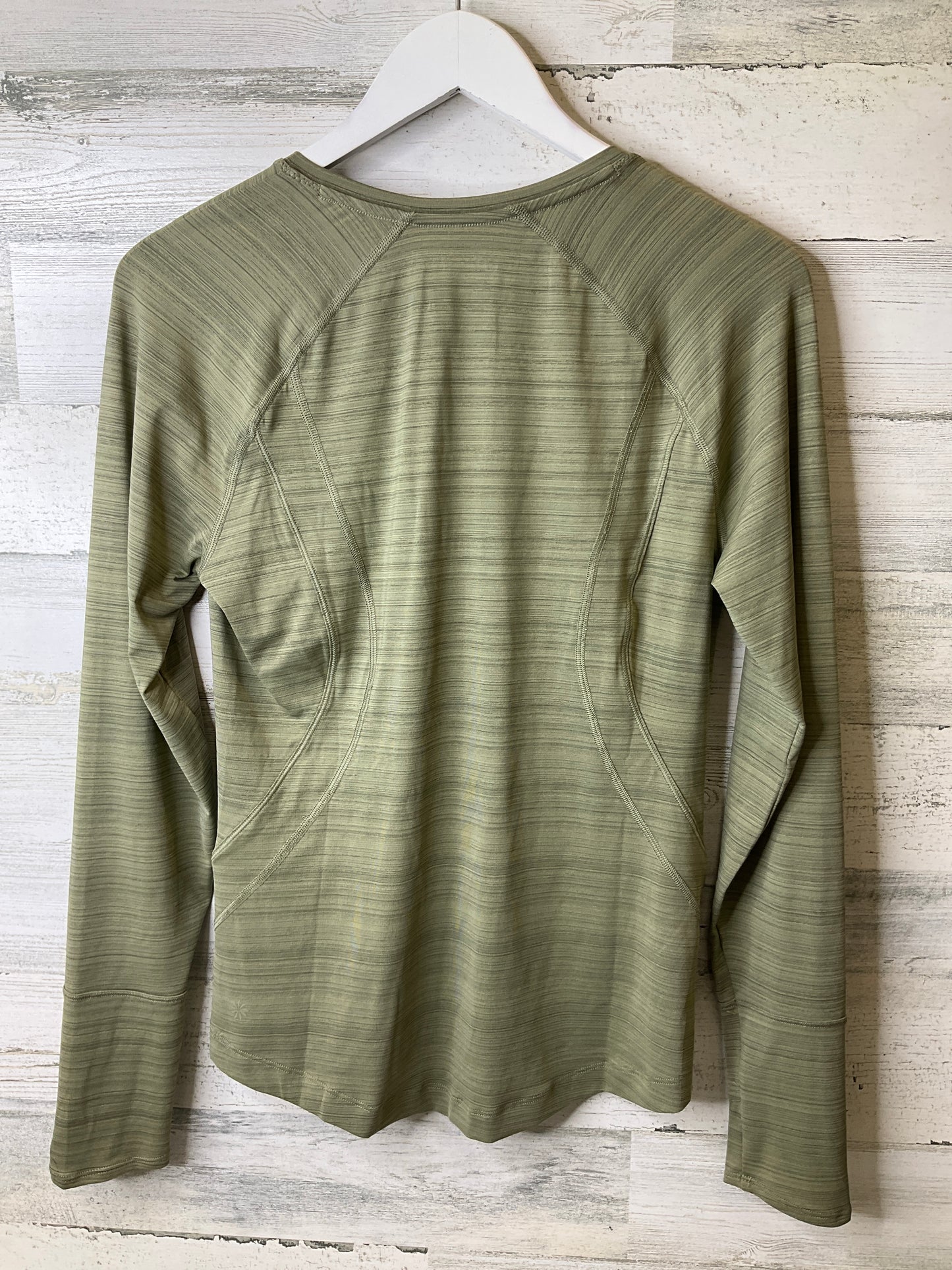 Athletic Top Long Sleeve Collar By Athleta  Size: Petite   Small