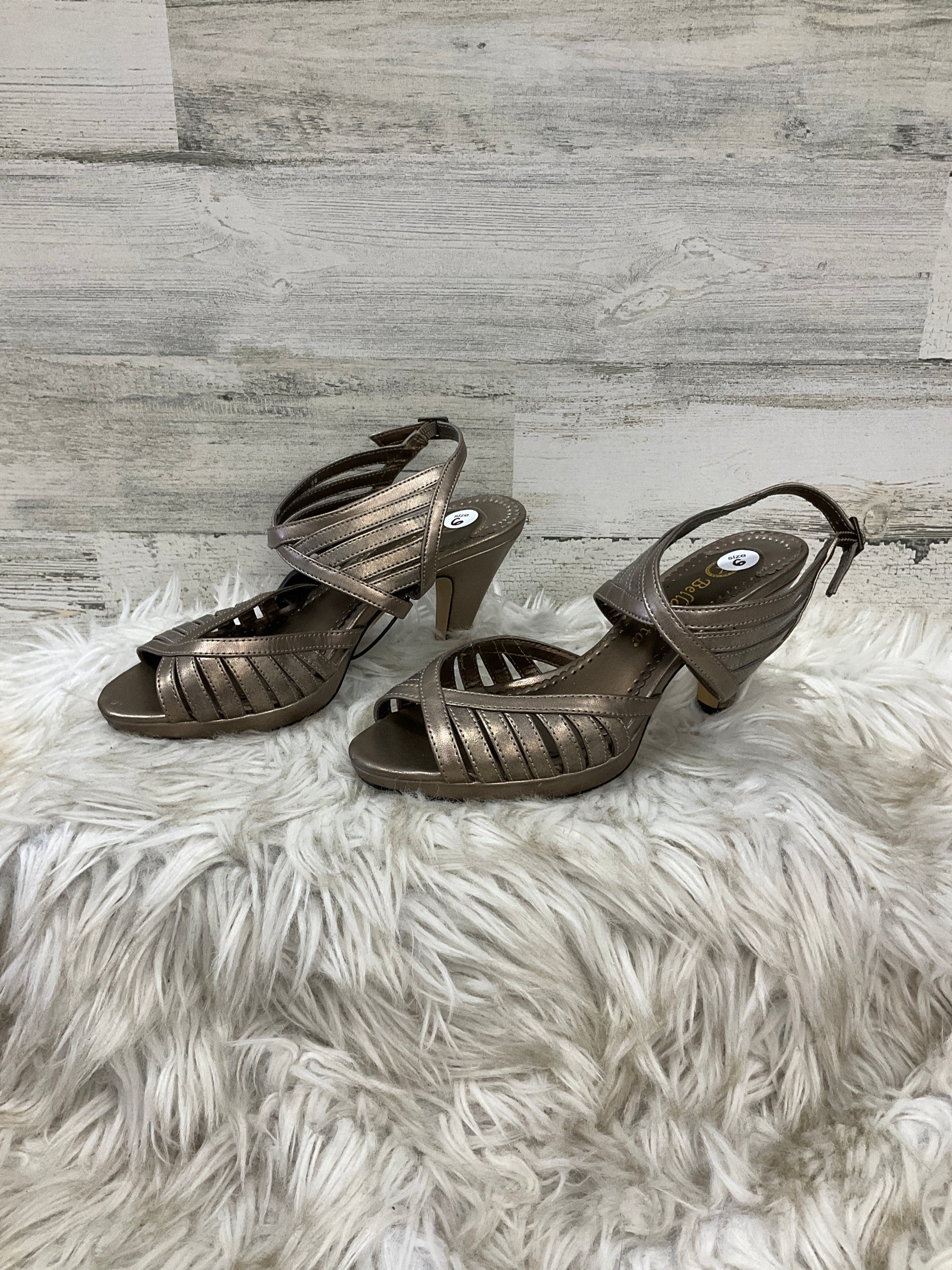 Sandals Heels Stiletto By Clothes Mentor Size: 9