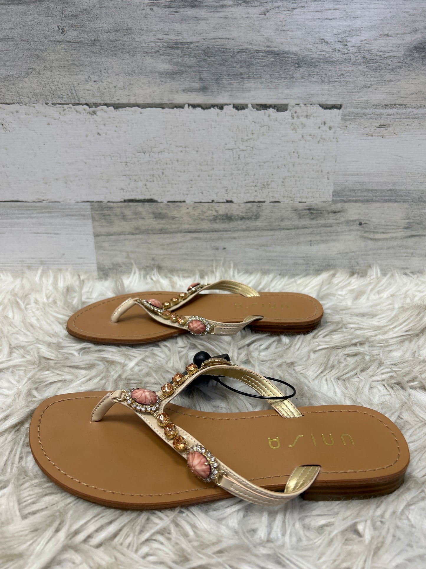 unisa jeweled sandals