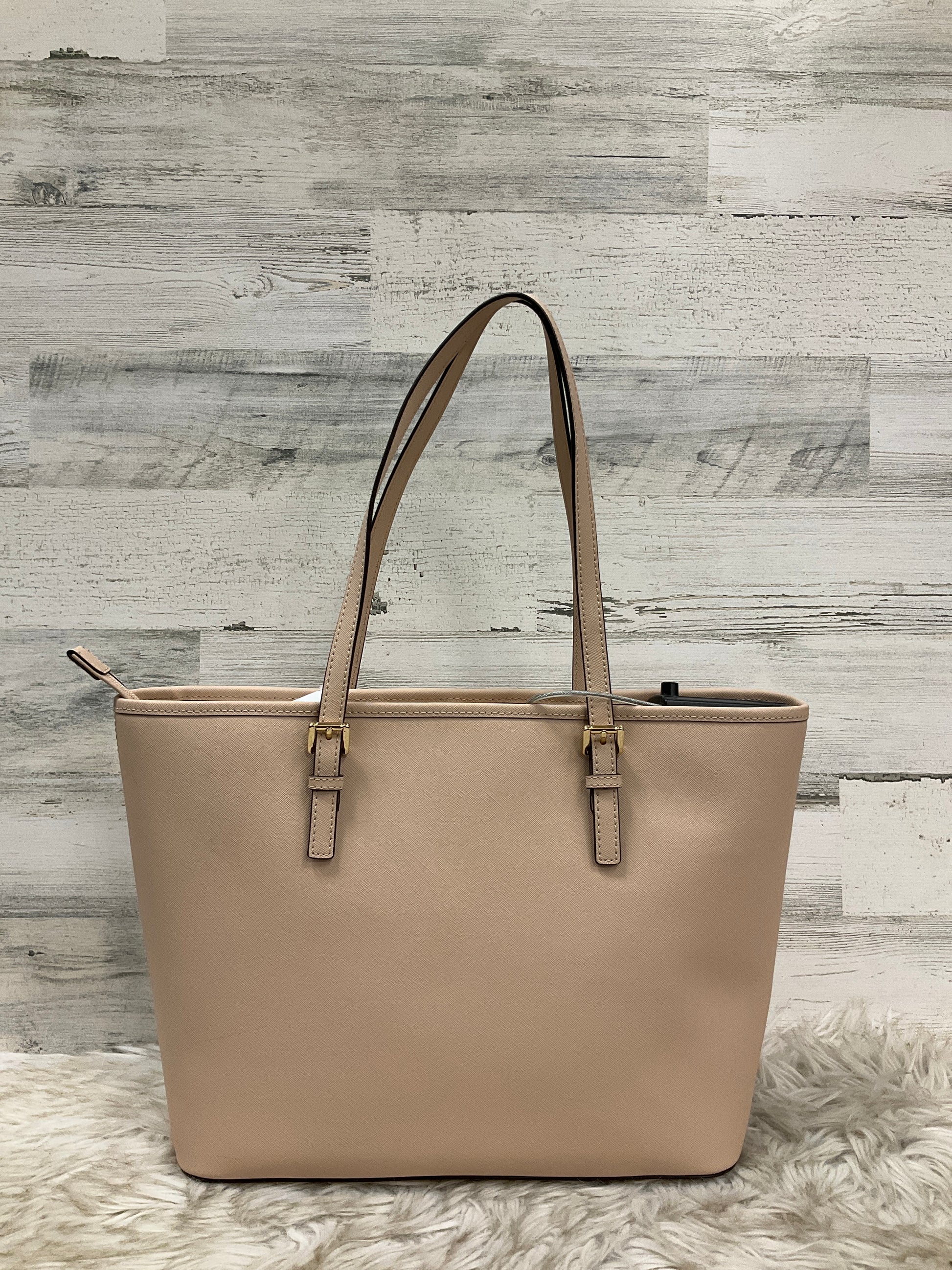 Michael Kors Beige & Brown - Leather - Tote Bag Michael Kors