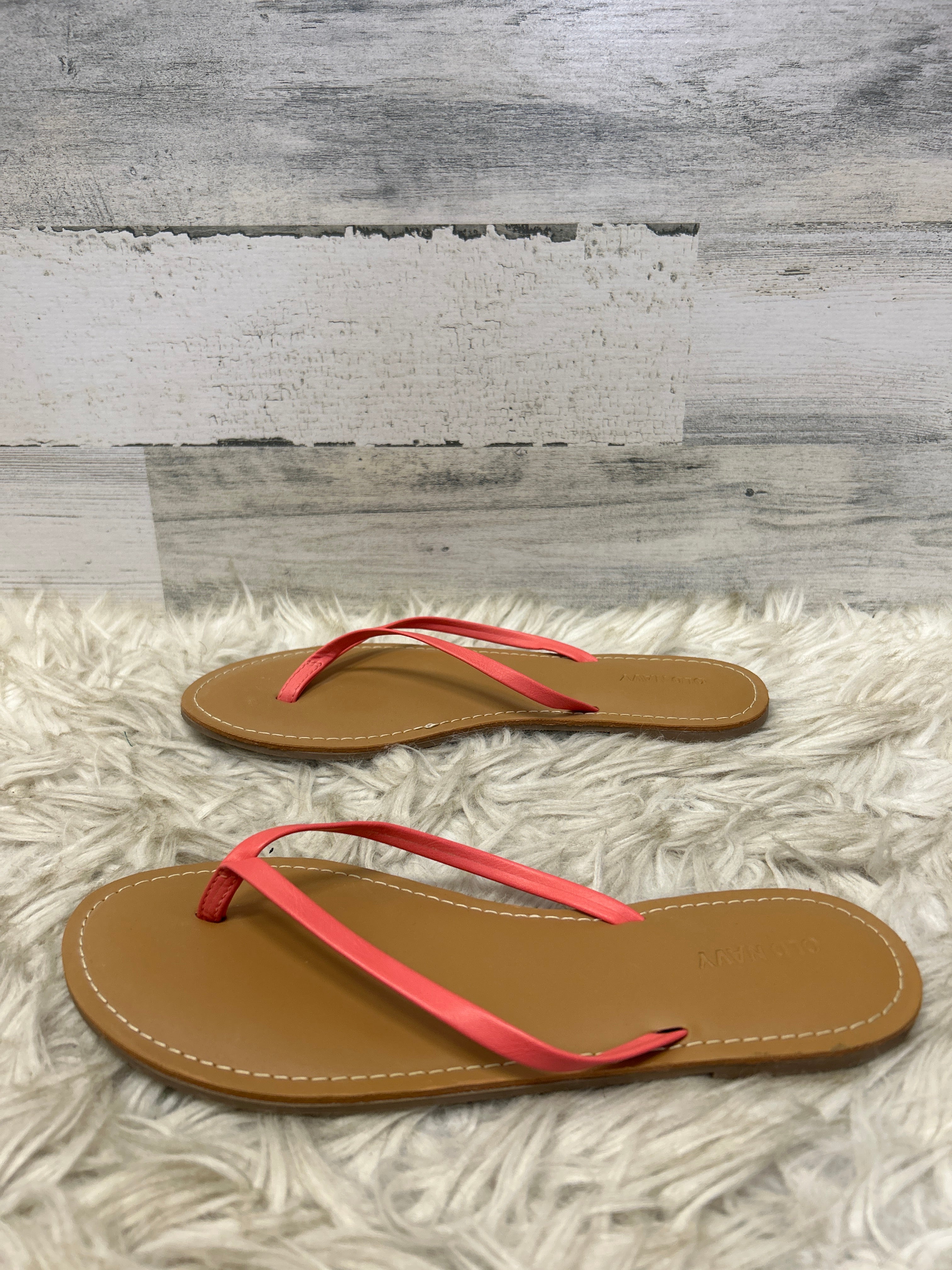 Old navy red flip hot sale flops